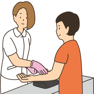 定期的に受診するイメージ