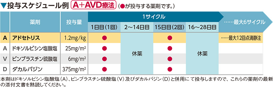 投与スケジュール例